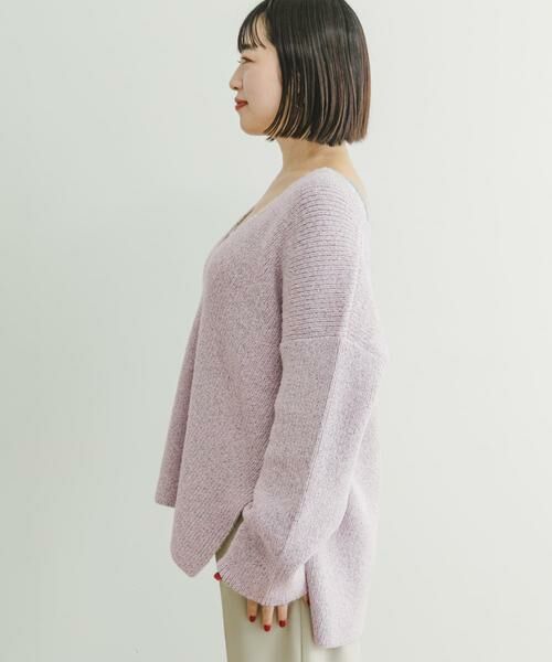 URBAN RESEARCH ITEMS / アーバンリサーチ アイテムズ ニット・セーター | カタアゼ深Vニット | 詳細13