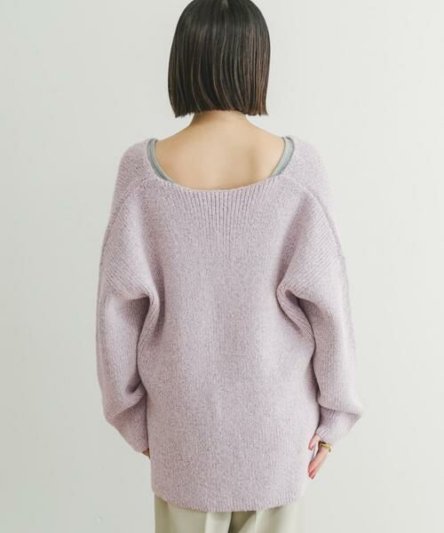 URBAN RESEARCH ITEMS / アーバンリサーチ アイテムズ ニット・セーター | カタアゼ深Vニット | 詳細14
