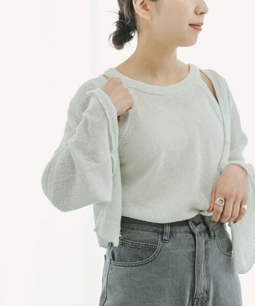 URBAN RESEARCH ITEMS / アーバンリサーチ アイテムズ ニット・セーター | アメスリニットタンクトップ | 詳細1