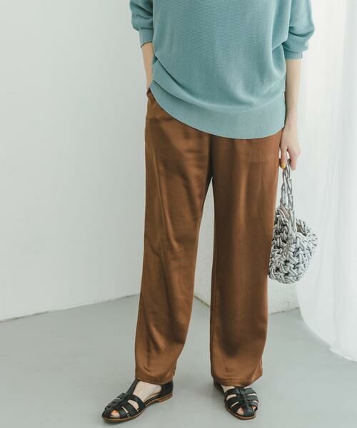 URBAN RESEARCH ITEMS / アーバンリサーチ アイテムズ その他パンツ | サテンイージーパンツ | 詳細1