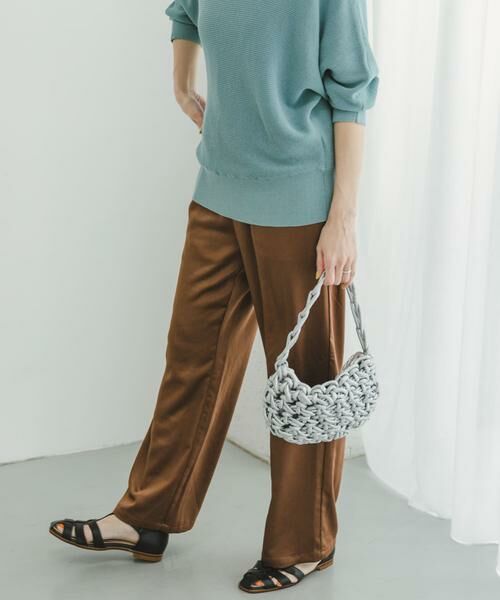 URBAN RESEARCH ITEMS / アーバンリサーチ アイテムズ その他パンツ | サテンイージーパンツ | 詳細2