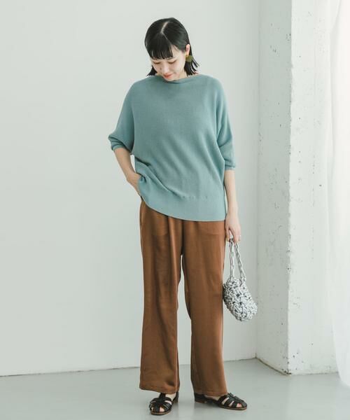 URBAN RESEARCH ITEMS / アーバンリサーチ アイテムズ その他パンツ | サテンイージーパンツ | 詳細4