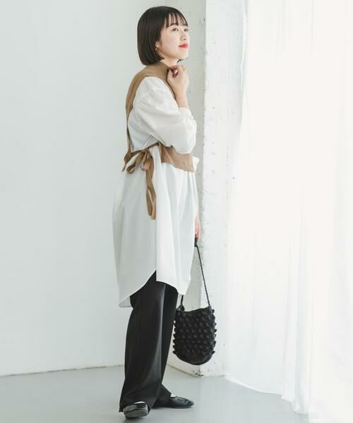 URBAN RESEARCH ITEMS / アーバンリサーチ アイテムズ ワンピース | ハーフジップベストドッキングミニワンピース | 詳細1