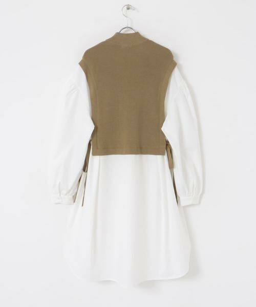 URBAN RESEARCH ITEMS / アーバンリサーチ アイテムズ ワンピース | ハーフジップベストドッキングミニワンピース | 詳細9
