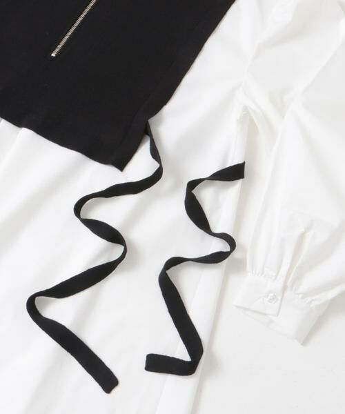 URBAN RESEARCH ITEMS / アーバンリサーチ アイテムズ ワンピース | ハーフジップベストドッキングミニワンピース | 詳細28