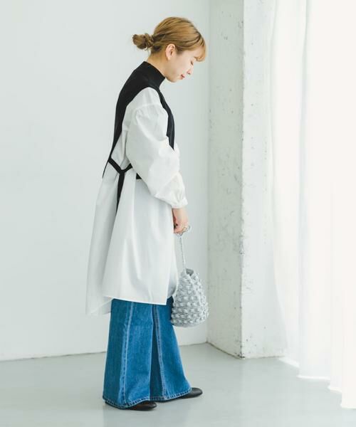 URBAN RESEARCH ITEMS / アーバンリサーチ アイテムズ ワンピース | ハーフジップベストドッキングミニワンピース | 詳細15