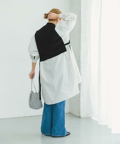 URBAN RESEARCH ITEMS / アーバンリサーチ アイテムズ ワンピース | ハーフジップベストドッキングミニワンピース | 詳細16