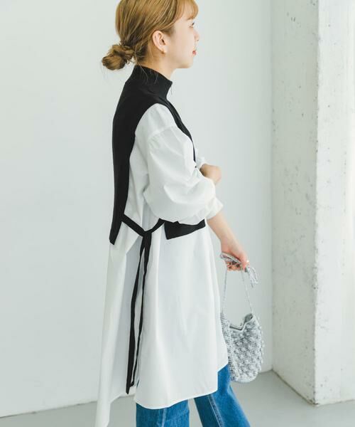 URBAN RESEARCH ITEMS / アーバンリサーチ アイテムズ ワンピース | ハーフジップベストドッキングミニワンピース | 詳細19