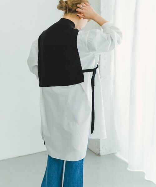 URBAN RESEARCH ITEMS / アーバンリサーチ アイテムズ ワンピース | ハーフジップベストドッキングミニワンピース | 詳細20