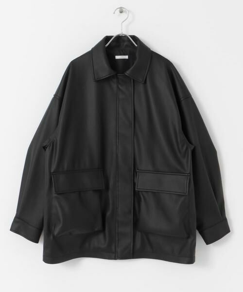 URBAN RESEARCH ITEMS / アーバンリサーチ アイテムズ レザーブルゾン・ジャケット | フェイクレザージャケット | 詳細14