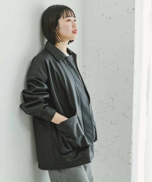 URBAN RESEARCH ITEMS / アーバンリサーチ アイテムズ レザーブルゾン・ジャケット | フェイクレザージャケット | 詳細5