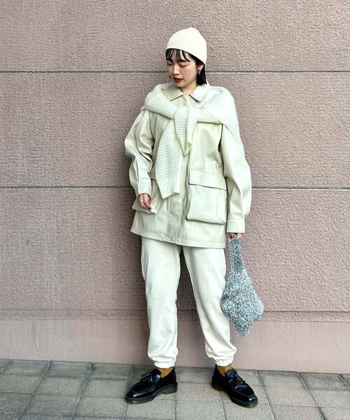 URBAN RESEARCH ITEMS / アーバンリサーチ アイテムズ レザーブルゾン・ジャケット | フェイクレザージャケット | 詳細19