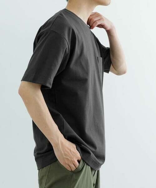 URBAN RESEARCH ITEMS / アーバンリサーチ アイテムズ Tシャツ | 『吸水速乾/イージーケア/UVカット』高機能TC天竺 ポケットTシャツ | 詳細8