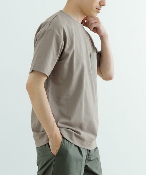 URBAN RESEARCH ITEMS / アーバンリサーチ アイテムズ Tシャツ | 『吸水速乾/イージーケア/UVカット』高機能TC天竺 ポケットTシャツ | 詳細13