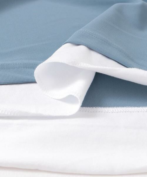 URBAN RESEARCH ITEMS / アーバンリサーチ アイテムズ Tシャツ | 『イージーケア/吸水速乾』高機能ワッフル フェイクレイヤーキーネックTシャツ | 詳細18