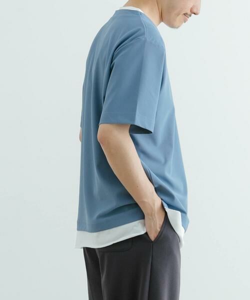 URBAN RESEARCH ITEMS / アーバンリサーチ アイテムズ Tシャツ | 『イージーケア/吸水速乾』高機能ワッフル フェイクレイヤーキーネックTシャツ | 詳細12