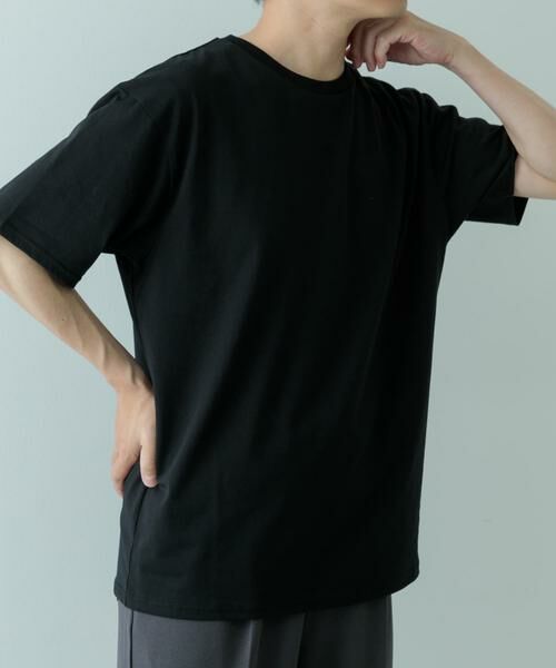 URBAN RESEARCH ITEMS / アーバンリサーチ アイテムズ Tシャツ | 撥水機能 クルーネック シルケットTシャツ | 詳細16