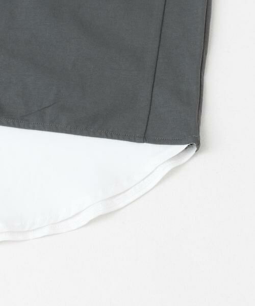 URBAN RESEARCH ITEMS / アーバンリサーチ アイテムズ Tシャツ | 接触冷感TC天竺 布帛キリカエTシャツ | 詳細7