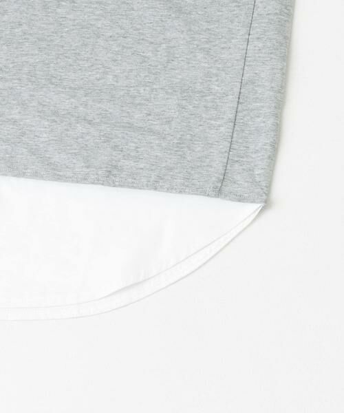 URBAN RESEARCH ITEMS / アーバンリサーチ アイテムズ Tシャツ | 接触冷感TC天竺 布帛キリカエTシャツ | 詳細9