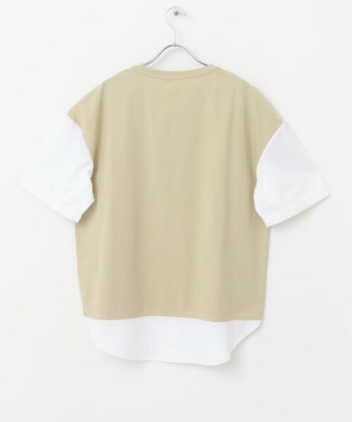 URBAN RESEARCH ITEMS / アーバンリサーチ アイテムズ Tシャツ | 接触冷感TC天竺 布帛キリカエTシャツ | 詳細21