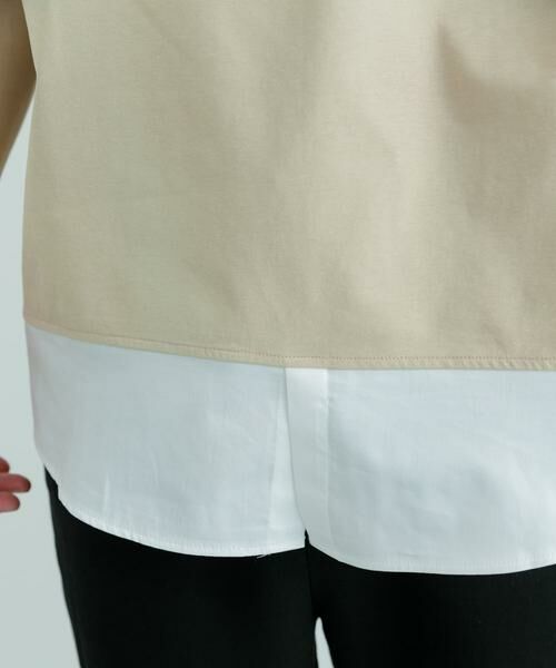 URBAN RESEARCH ITEMS / アーバンリサーチ アイテムズ Tシャツ | 接触冷感TC天竺 布帛キリカエTシャツ | 詳細18