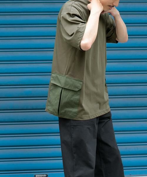 URBAN RESEARCH ITEMS / アーバンリサーチ アイテムズ Tシャツ | 『XLサイズあり』サイドポケットキリカエ クルーネックTシャツ | 詳細3