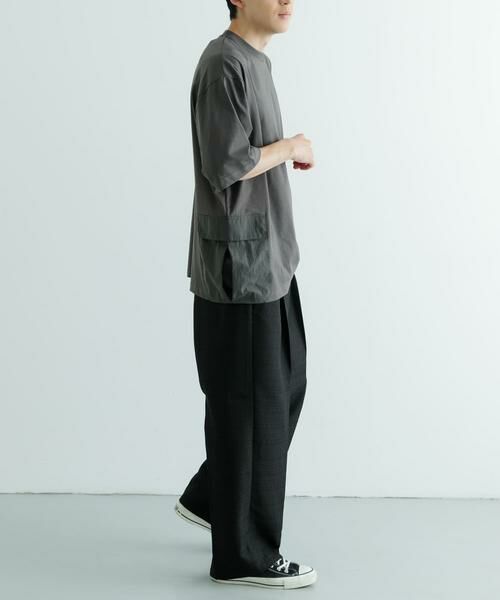 URBAN RESEARCH ITEMS / アーバンリサーチ アイテムズ Tシャツ | 『XLサイズあり』サイドポケットキリカエ クルーネックTシャツ | 詳細20