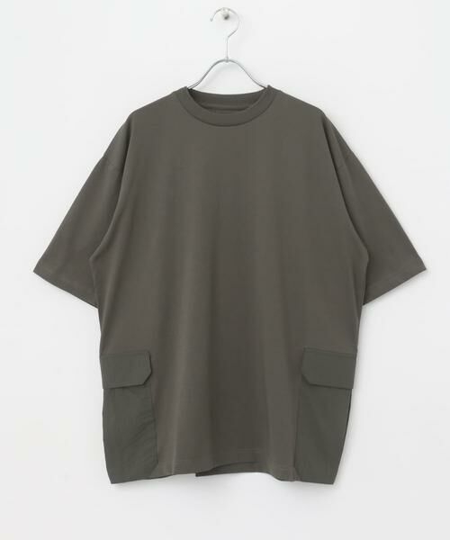 URBAN RESEARCH ITEMS / アーバンリサーチ アイテムズ Tシャツ | 『XLサイズあり』サイドポケットキリカエ クルーネックTシャツ | 詳細21