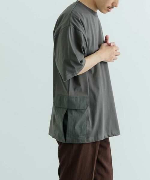 URBAN RESEARCH ITEMS / アーバンリサーチ アイテムズ Tシャツ | 『XLサイズあり』サイドポケットキリカエ クルーネックTシャツ | 詳細14