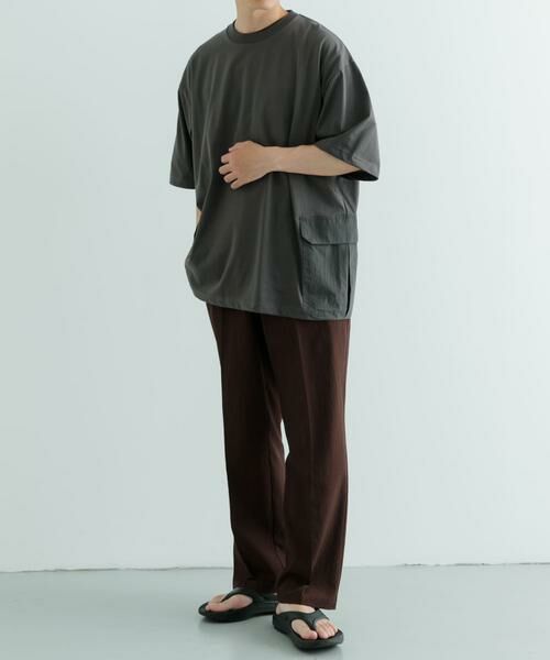 URBAN RESEARCH ITEMS / アーバンリサーチ アイテムズ Tシャツ | 『XLサイズあり』サイドポケットキリカエ クルーネックTシャツ | 詳細15