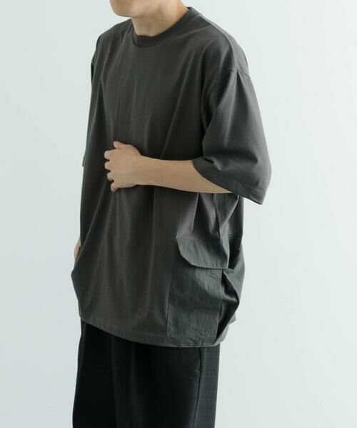 URBAN RESEARCH ITEMS / アーバンリサーチ アイテムズ Tシャツ | 『XLサイズあり』サイドポケットキリカエ クルーネックTシャツ | 詳細18