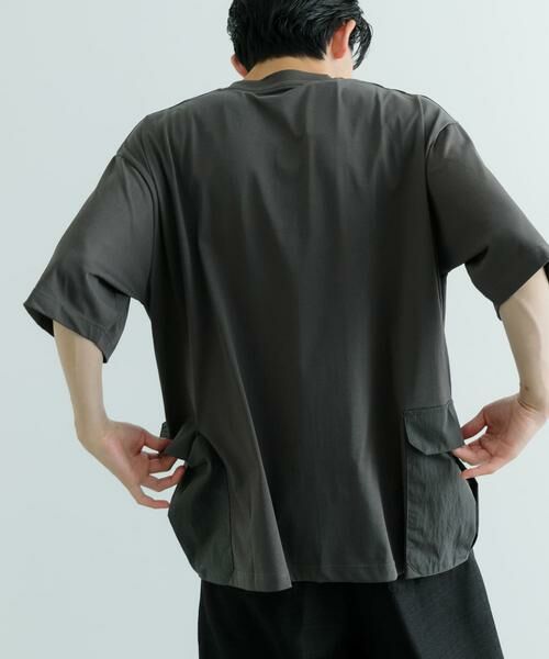 URBAN RESEARCH ITEMS / アーバンリサーチ アイテムズ Tシャツ | 『XLサイズあり』サイドポケットキリカエ クルーネックTシャツ | 詳細19