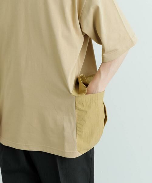 URBAN RESEARCH ITEMS / アーバンリサーチ アイテムズ Tシャツ | 『XLサイズあり』サイドポケットキリカエ クルーネックTシャツ | 詳細24