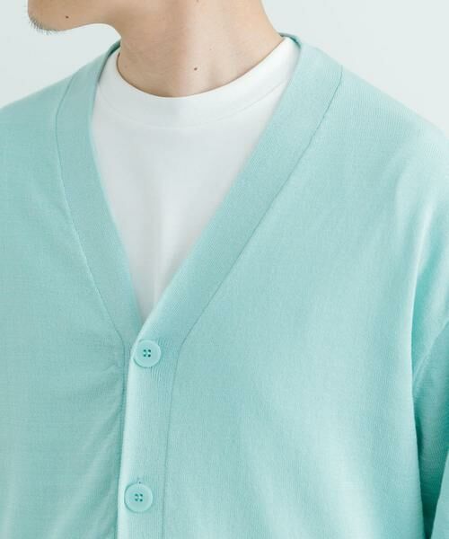 URBAN RESEARCH ITEMS / アーバンリサーチ アイテムズ カーディガン・ボレロ | ハイゲージ天竺ニット カーディガン | 詳細10