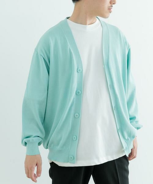 URBAN RESEARCH ITEMS / アーバンリサーチ アイテムズ カーディガン・ボレロ | ハイゲージ天竺ニット カーディガン | 詳細3