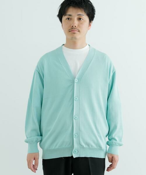 URBAN RESEARCH ITEMS / アーバンリサーチ アイテムズ カーディガン・ボレロ | ハイゲージ天竺ニット カーディガン | 詳細7