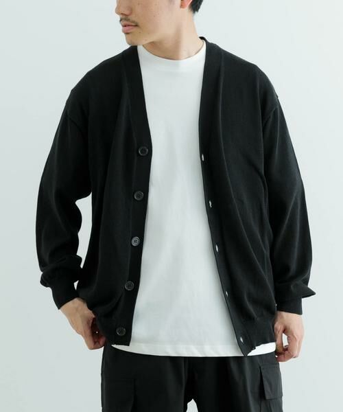 URBAN RESEARCH ITEMS / アーバンリサーチ アイテムズ カーディガン・ボレロ | ハイゲージ天竺ニット カーディガン | 詳細18