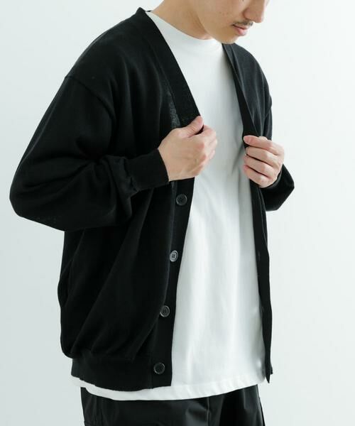 URBAN RESEARCH ITEMS / アーバンリサーチ アイテムズ カーディガン・ボレロ | ハイゲージ天竺ニット カーディガン | 詳細19