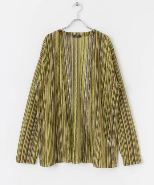 URBAN RESEARCH ITEMS / アーバンリサーチ アイテムズ カーディガン・ボレロ | バルファレース ミックスカラー カーディガン(イエロー)