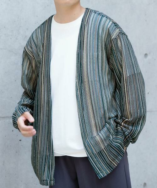 URBAN RESEARCH ITEMS / アーバンリサーチ アイテムズ カーディガン・ボレロ | バルファレース ミックスカラー カーディガン | 詳細4