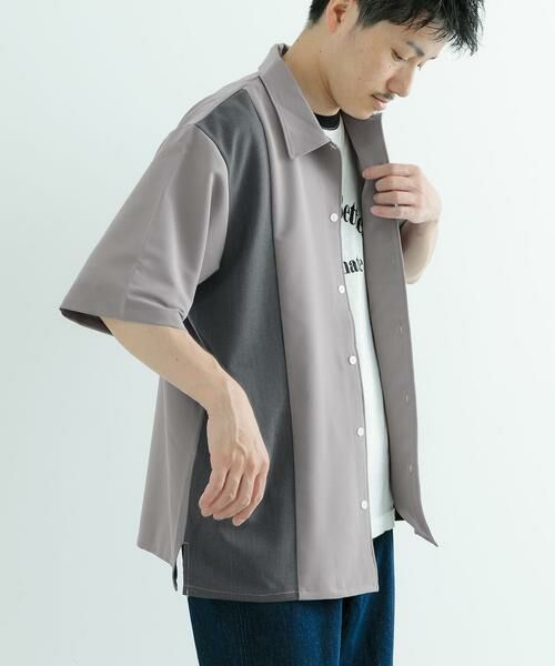 URBAN RESEARCH ITEMS / アーバンリサーチ アイテムズ シャツ・ブラウス | 接触冷感TRストレッチ切替半袖シャツ | 詳細18