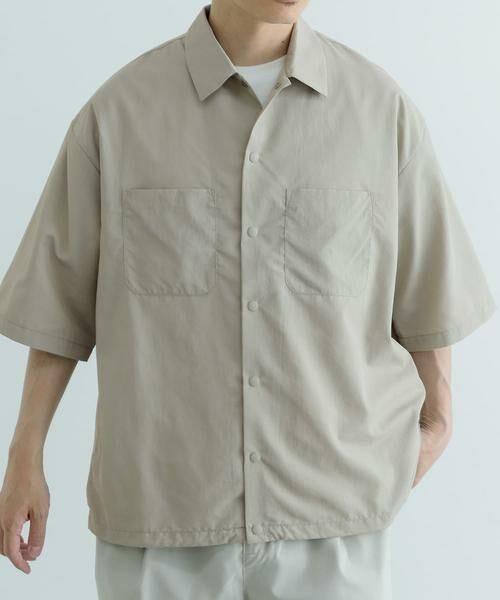 URBAN RESEARCH ITEMS / アーバンリサーチ アイテムズ シャツ・ブラウス | 『UVカット』クールタッチナイロン スナップボタンショートスリーブシャツ | 詳細4