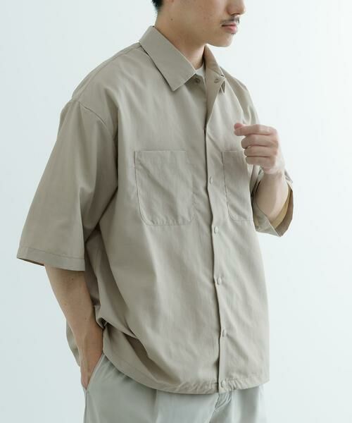 URBAN RESEARCH ITEMS / アーバンリサーチ アイテムズ シャツ・ブラウス | 『UVカット』クールタッチナイロン スナップボタンショートスリーブシャツ | 詳細6