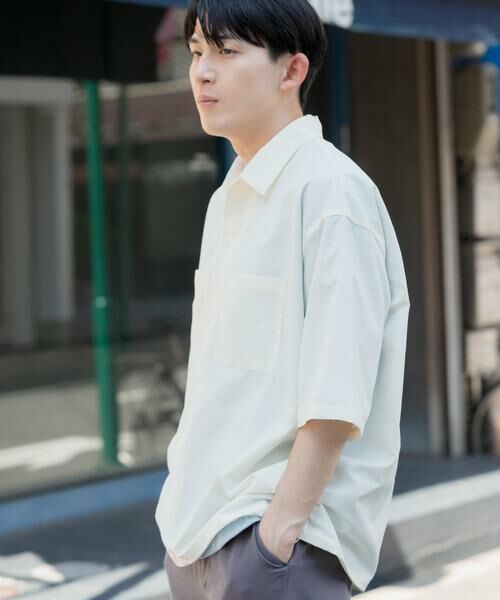 URBAN RESEARCH ITEMS / アーバンリサーチ アイテムズ シャツ・ブラウス | 『UVカット』クールタッチナイロン スナップボタンショートスリーブシャツ | 詳細17