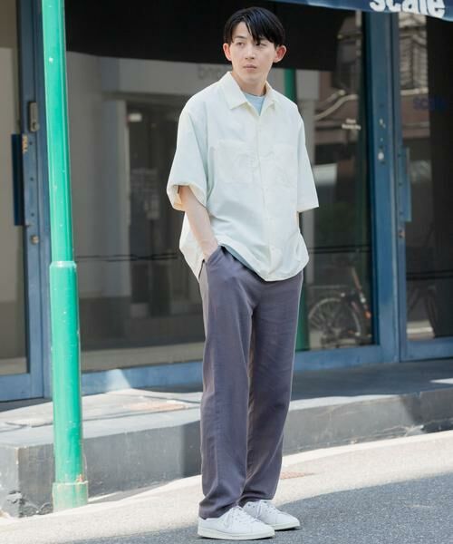 URBAN RESEARCH ITEMS / アーバンリサーチ アイテムズ シャツ・ブラウス | 『UVカット』クールタッチナイロン スナップボタンショートスリーブシャツ | 詳細18