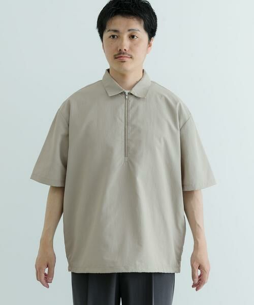 URBAN RESEARCH ITEMS / アーバンリサーチ アイテムズ シャツ・ブラウス | 『UVカット』クールタッチナイロン ハーフジップ プルオーバーシャツ | 詳細11