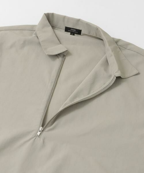 URBAN RESEARCH ITEMS / アーバンリサーチ アイテムズ シャツ・ブラウス | 『UVカット』クールタッチナイロン ハーフジップ プルオーバーシャツ | 詳細16