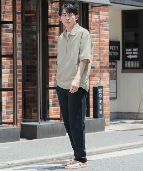 URBAN RESEARCH ITEMS / アーバンリサーチ アイテムズ シャツ・ブラウス | 『UVカット』クールタッチナイロン ハーフジップ プルオーバーシャツ | 詳細4