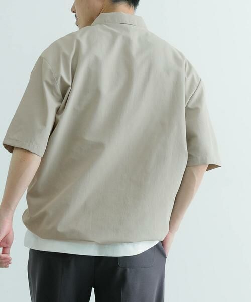 URBAN RESEARCH ITEMS / アーバンリサーチ アイテムズ シャツ・ブラウス | 『UVカット』クールタッチナイロン ハーフジップ プルオーバーシャツ | 詳細8