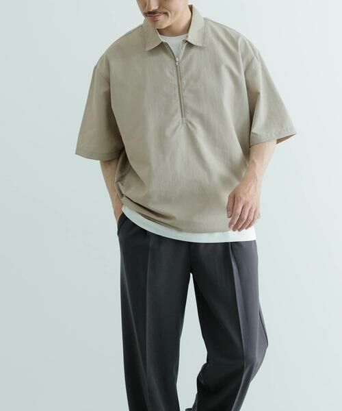 URBAN RESEARCH ITEMS / アーバンリサーチ アイテムズ シャツ・ブラウス | 『UVカット』クールタッチナイロン ハーフジップ プルオーバーシャツ | 詳細9